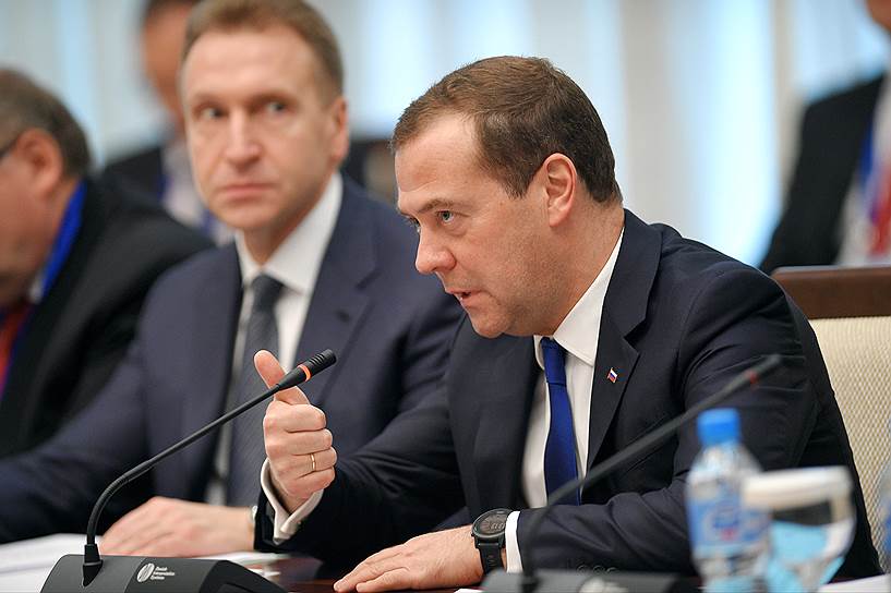 Премьер-министр России Дмитрий Медведев