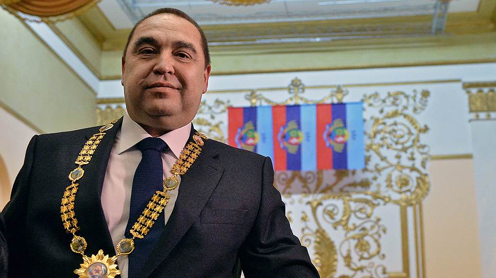 Глава самопровозглашенной Луганской народной республики (ЛНР) Игорь Плотницкий
