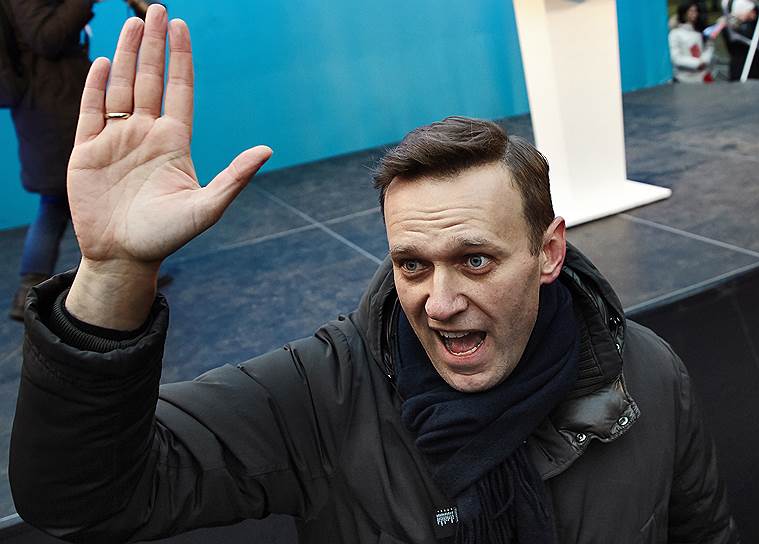 Оппозиционер Алексей Навальный