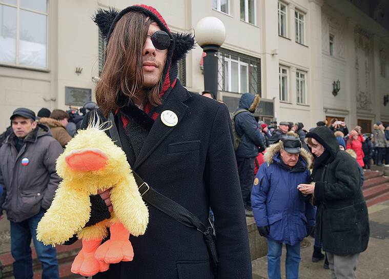 Акция сторонников Алексея Навального в Москве 