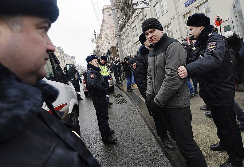 Акция сторонников Алексея Навального в Москве 