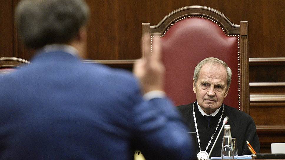 Председатель Конституционного суда России Валерий Зорькин