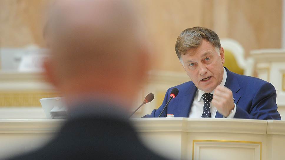 Председатель законодательного собрания Санкт-Петербурга Вячеслав Макаров