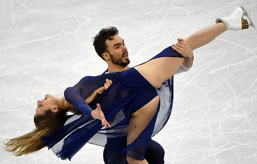 Французские спортсмены Габриэлла Пападакис и Гийом Сизерон
