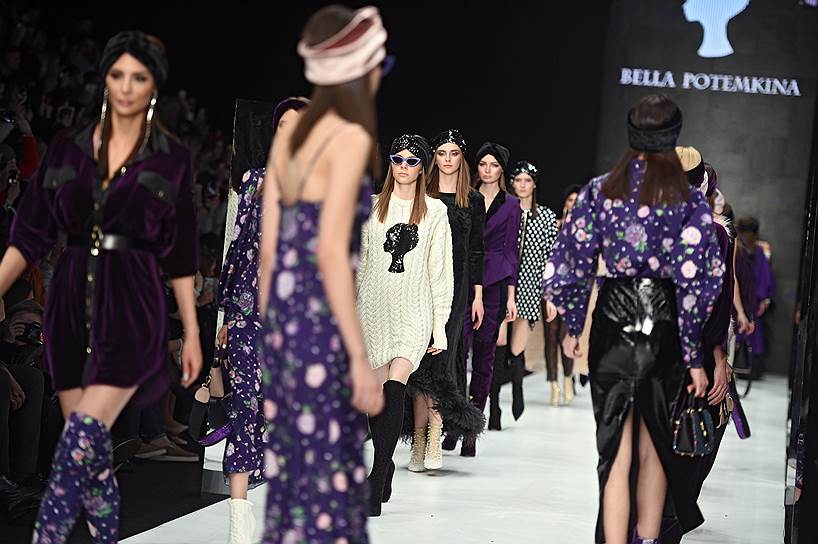Показ новой коллекции бренда Bella Potemkina (Белла Потемкина) в рамках Недели моды Mercedes-Benz Fashion Week Russia (сезон осень-зима 2018-2019)