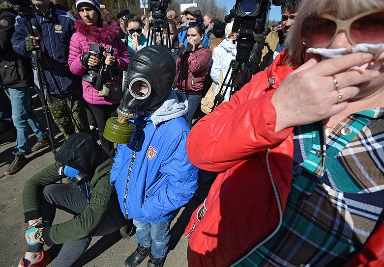 Митинг «За закрытие свалки "Ядрово"» в Волоколамском районе 