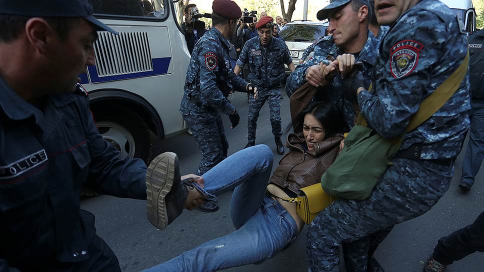 Акции протеста в Ереване 