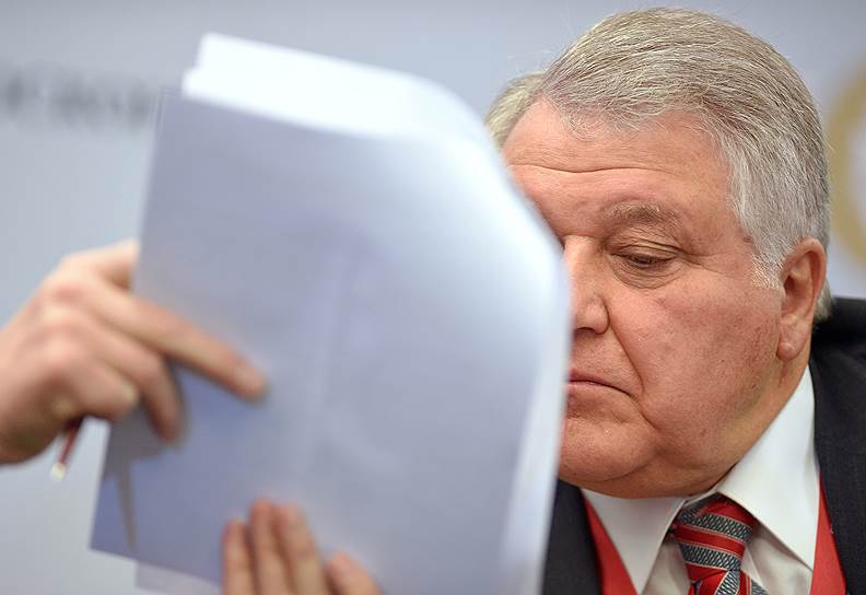Директор Научно-исследовательского центра «Курчатовский институт» Михаил Ковальчук во время сессии «Технологический прорыв и пространственное развитие страны» 