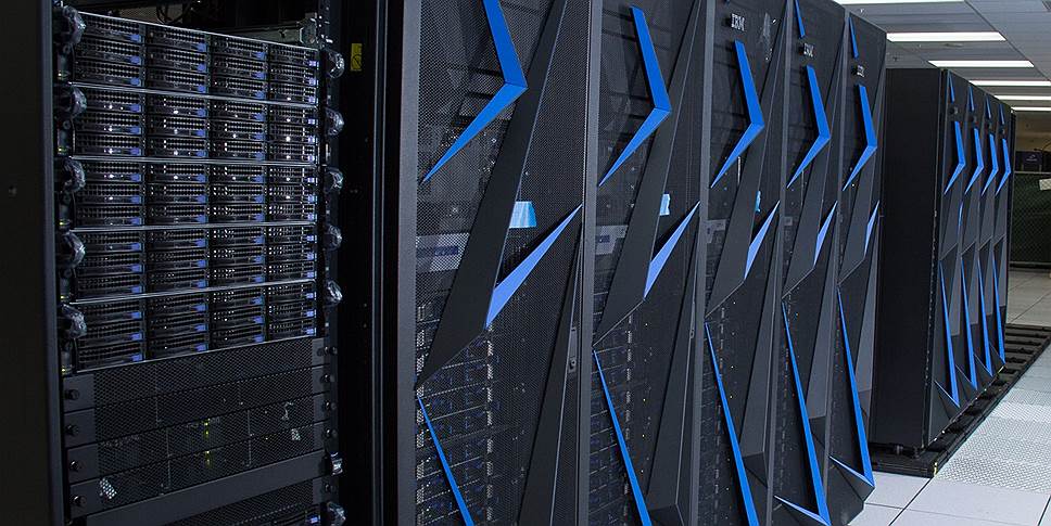 3-е место. Sierra, производительность — 71,6 петафлопса в секунду, процессор — IBM Power9 22C 3.1Гц