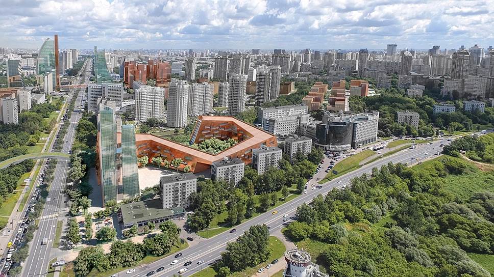Проспект Вернадского. Победитель: Bofill Arquitectura, S.L., ООО «Мастерс план»