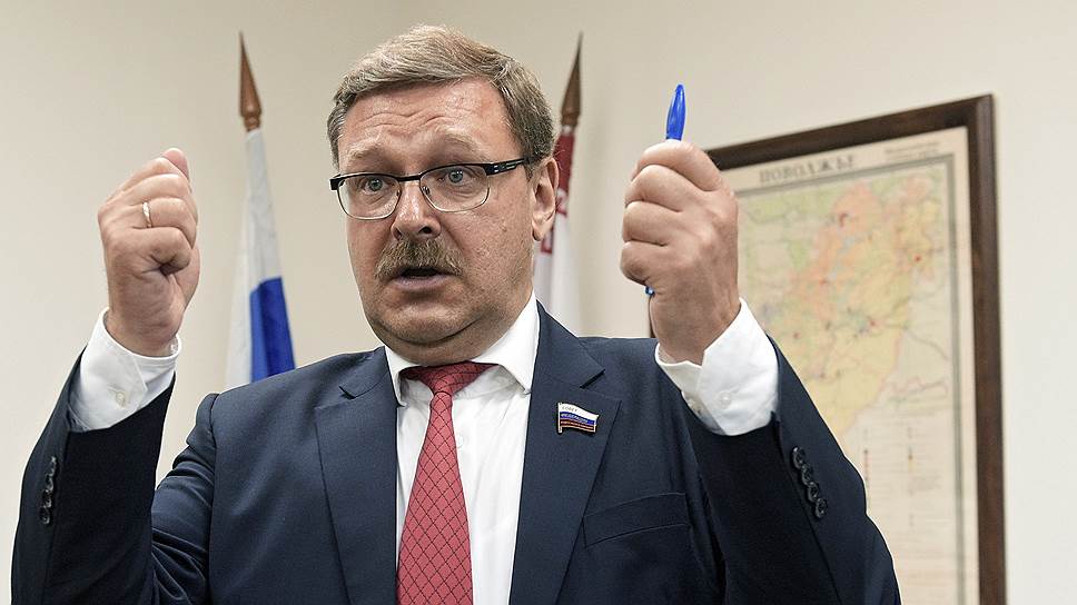 Глава комитета Совфеда по международным делам Константин Косачев