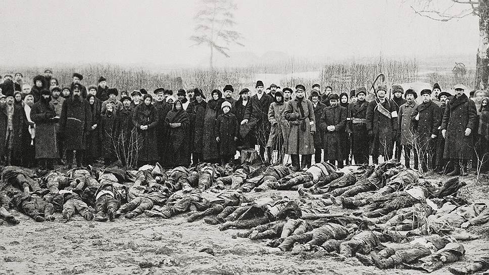 После отступления красных из Везенберга (Раквере) фотографии их злодеяний облетели европейскую прессу