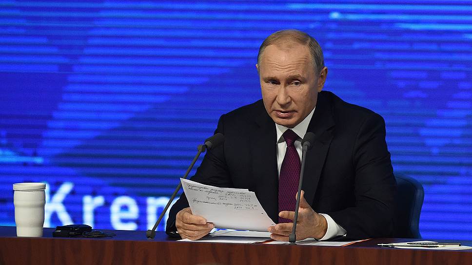 Президент России Владимир Путин