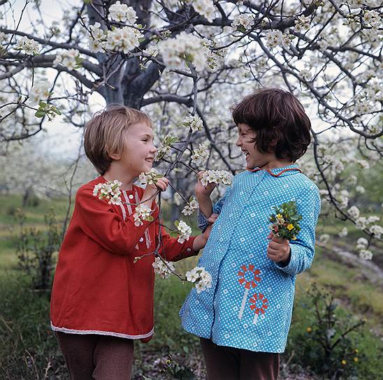 Весенний разговор. «Огонёк», 1971 год, N18 