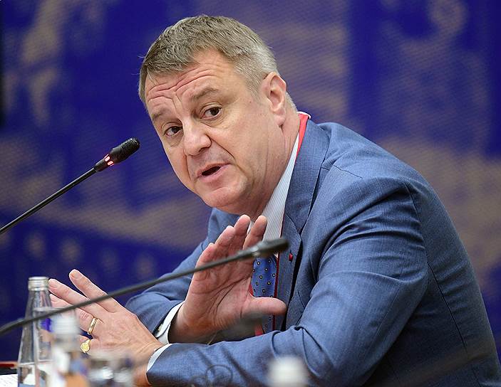 Председатель правления Ассоциации европейского бизнеса (АЕВ), президент компании Schneider Electric по России и СНГ Йохан Вандерплаетсе во время сессии «Лидеры производительности: международный опыт в достижении национальных целей»
