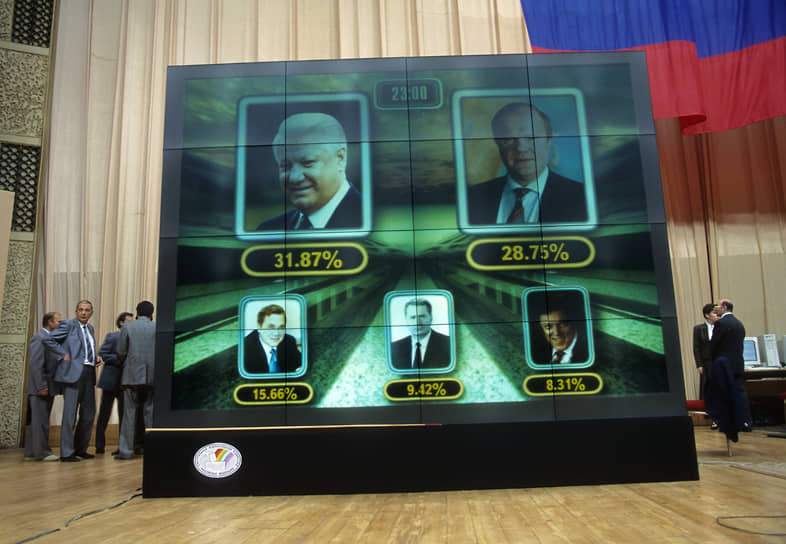 Информационный центр по выборам президента России, 1996 год 