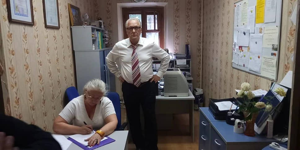 Ректор ИНЭКБИ Виктор Подобедов и его заместитель Светлана Попонина