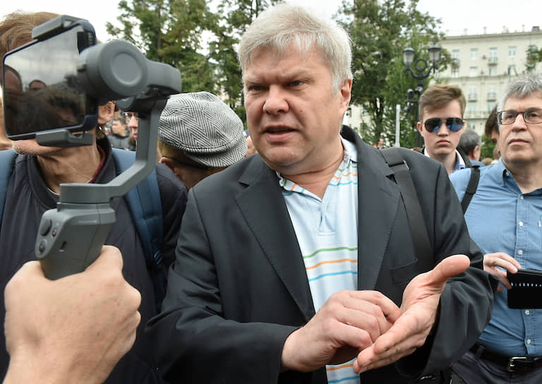 Кандидат в депутаты Мосгордумы Сергей Митрохин
