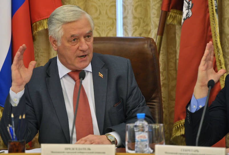 Глава Мосгоризбиркома Валентин Горбунов 