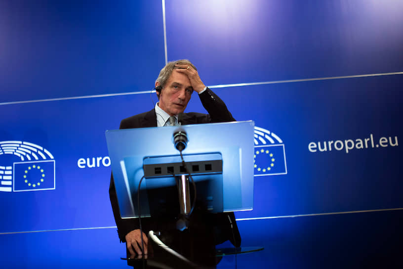 Председатель Европарламента Давид Сассоли 