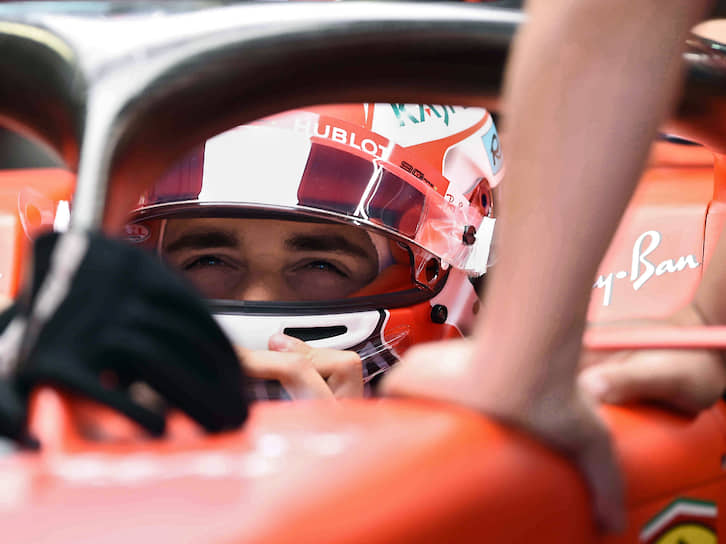 Пилот команды Ferrari Шарль Леклер, который финишировал третьим 