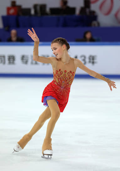 Фигуристка Анна Щербакова 