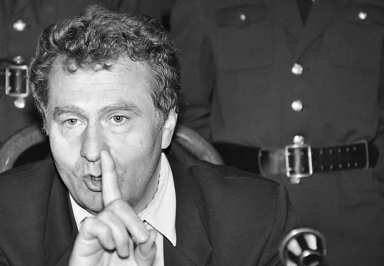 Основатель ЛДПР Владимир Жириновский на заседании партии