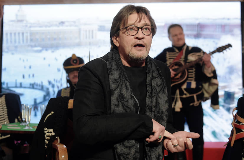 Актер Александр Домогаров на премьере фильма «Союз спасения» в кинотеатре «Каро 11 Октябрь»