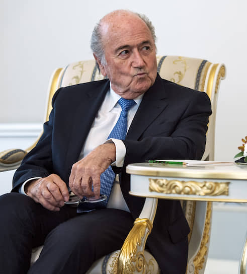 Бывший глава FIFA Зепп Блаттер 