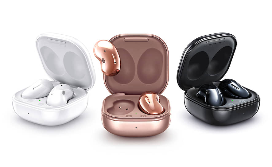 Беспроводные наушники Galaxy Buds Live оснастили увеличенным 12-миллиметровым динамиком и басовым каналом, а также адаптивной системой из трех микрофонов (два внешних и один внутренний) и встроенным вибрационным датчиком костной проводимости 