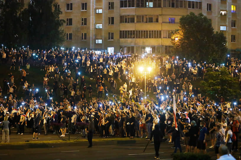 Акция протеста в Минске
