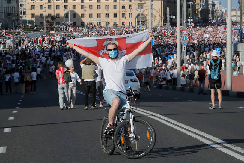 В МВД пока не дают оценок числу участников митинга оппозиции в Минске 