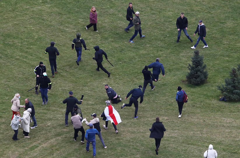 Протесты в Минске  