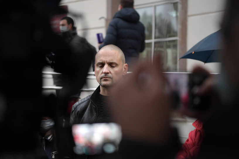 Представитель леворадикальных сил Сергей Удальцов