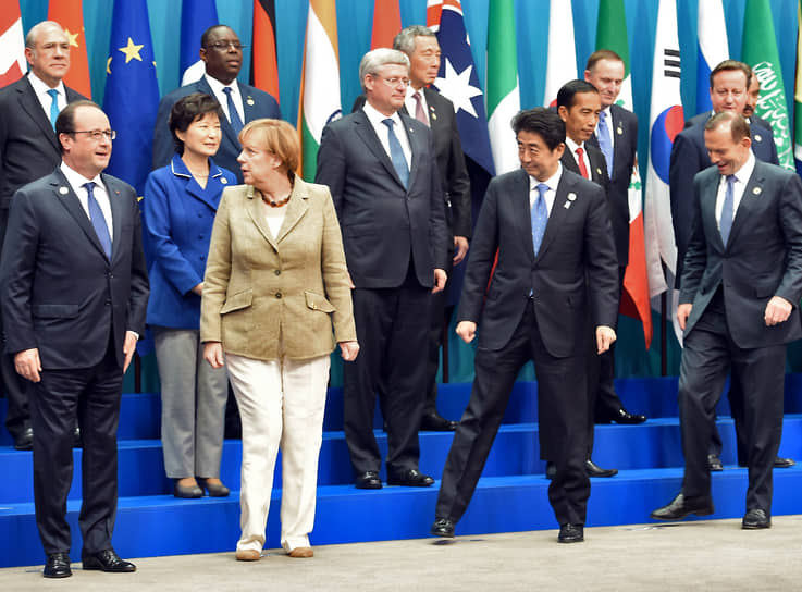 На саммите G20 в Брисбене, 2014 год