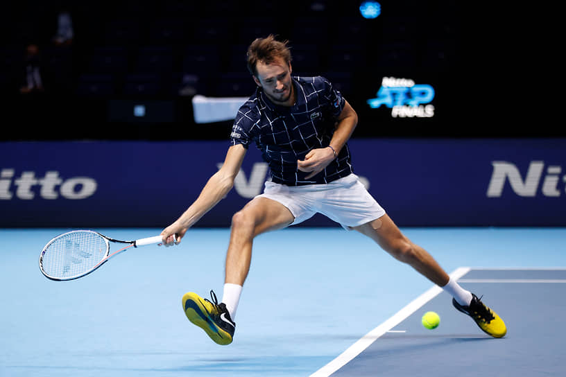 21 ноября Медведев (на фото) обыграл Надаля в полуфинале итогового турнира ATP