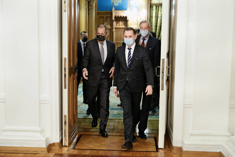 Встреча министра иностранных дел России Сергея Лаврова с делегацией немецкой партии «Альтернатива для Германии»