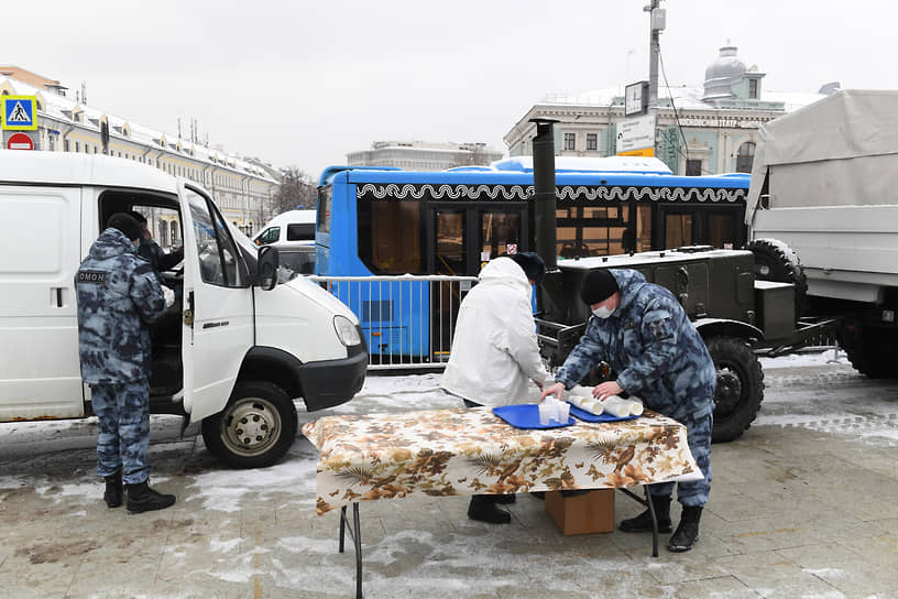Полевая кухня росгвардейцев