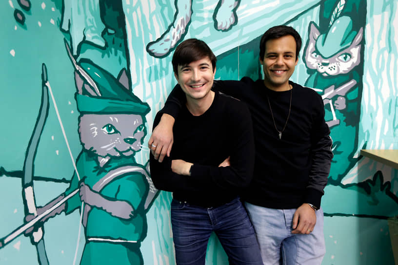 Основатели Robinhood Владимир Тенев (слева) и Байджу Бхатт 