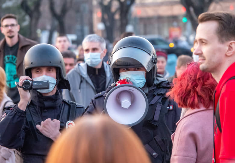 На акции в Хабаровске был задержан один человек 