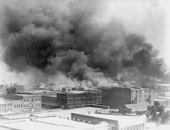 1 июня 1921 года. Черный дым пожара над «черной Уолл-стрит» 