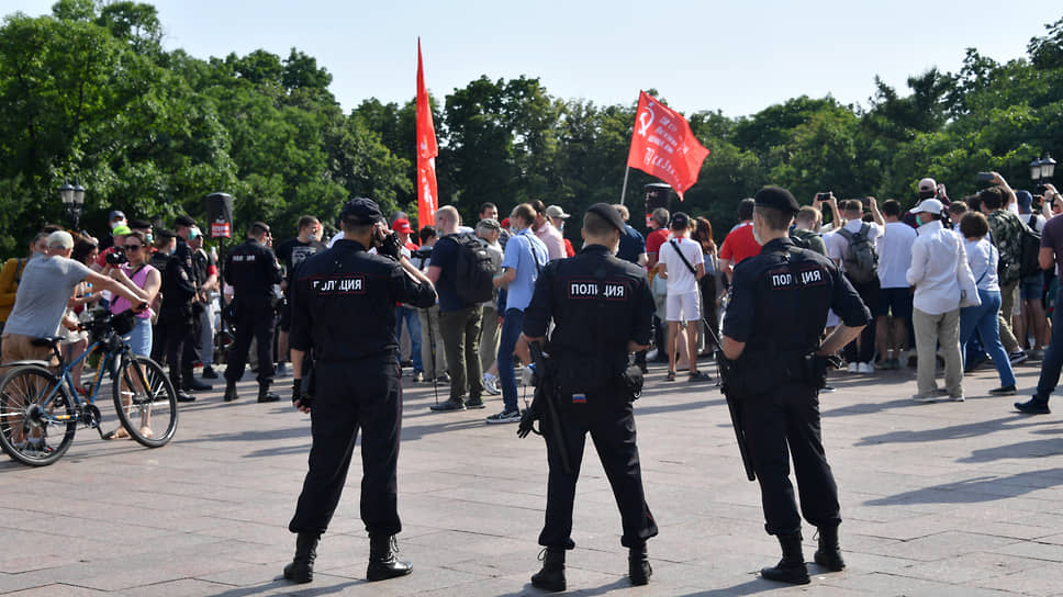 Митинг КПРФ против принудительной вакцинации