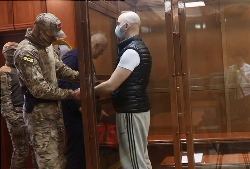 Иван Сафронов на заседании в Мосгорсуде 30 июня