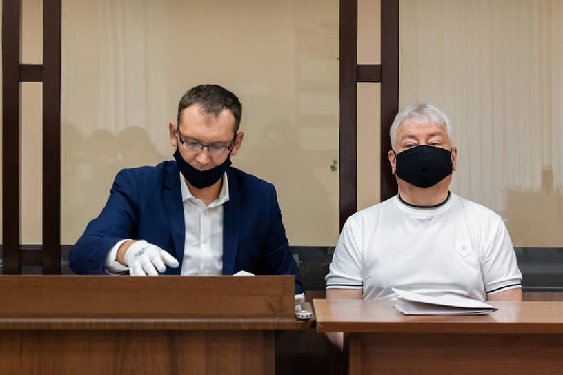 Последний председатель правления Татфондбанка и его бенефициар Роберт Мусин (справа) 
