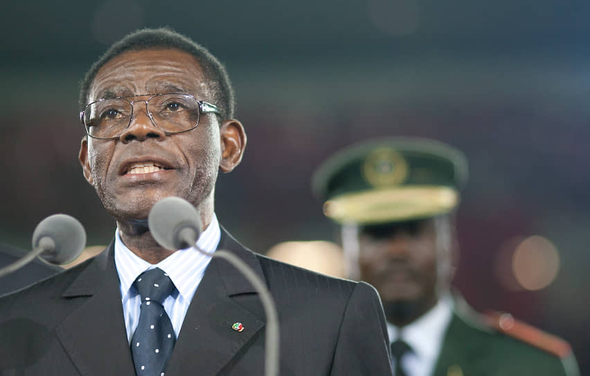 Президент Экваториальной Гвинеи Теодоро Обианг Нгема