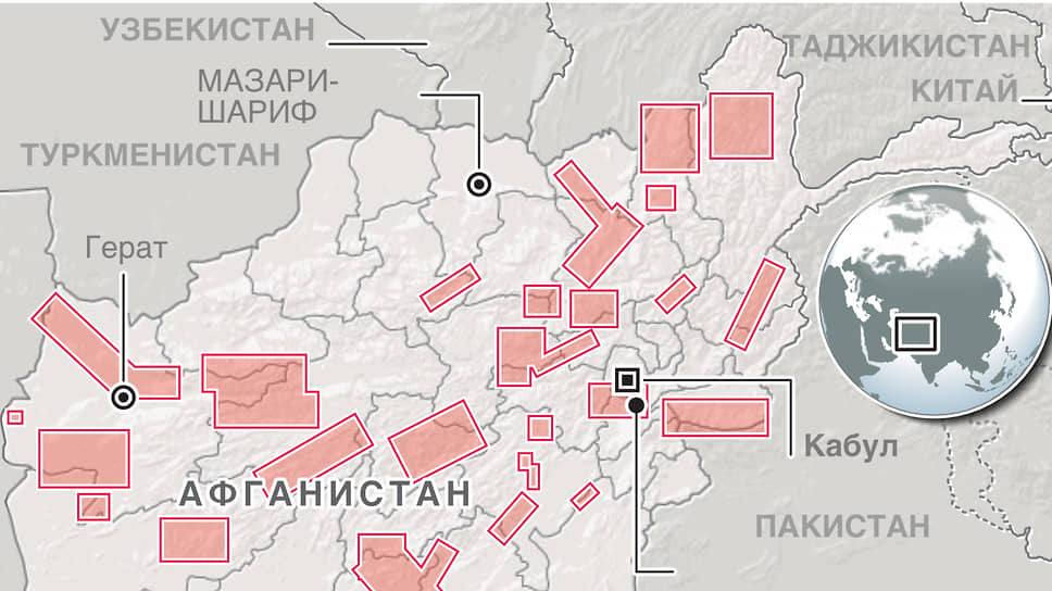 Природные богатства Афганистана — в инфографике “Ъ”