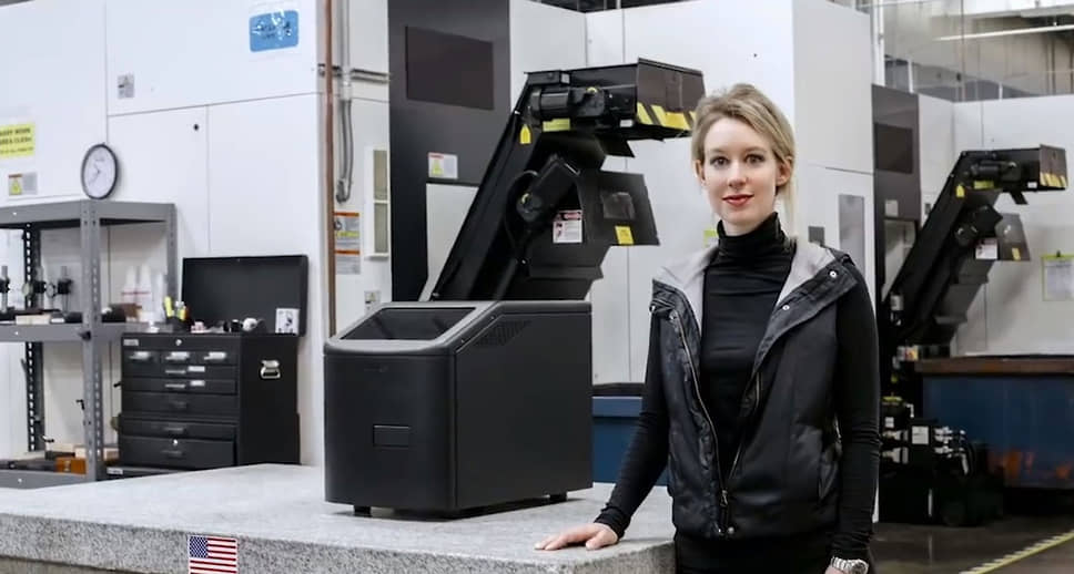 Основательница Theranos Элизабет Холмс 