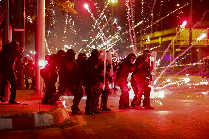 Бангкок, Таиланд. Антиправительственная акция протеста 