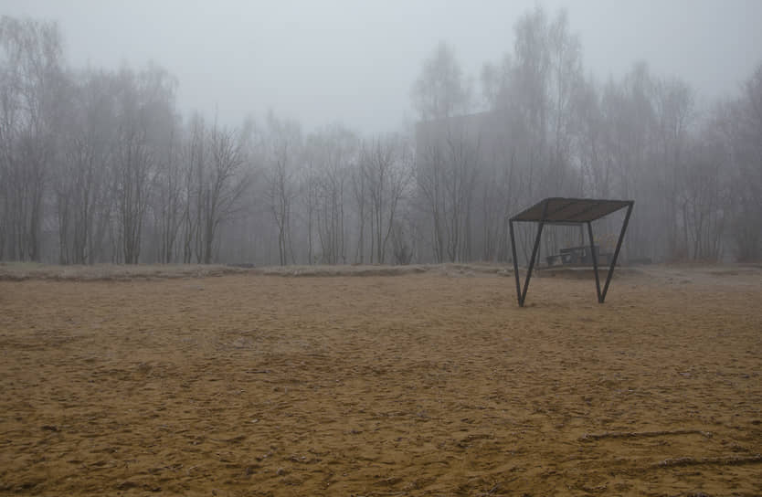 Вид на пляж в Балашихе