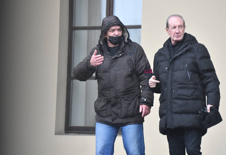 Актер Александр Раппопорт (справа)